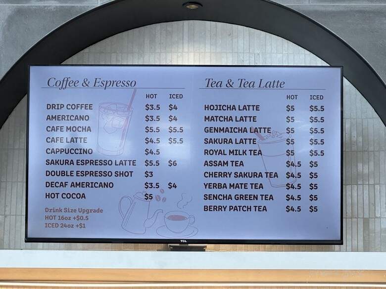 Asa Cafe and Bakery - San Diego, CA menu_pic