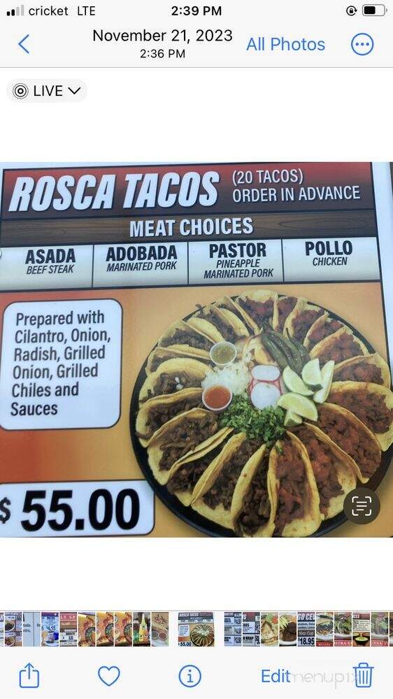 El Habanero Mexican Taqueria - Pasco, WA menu_pic