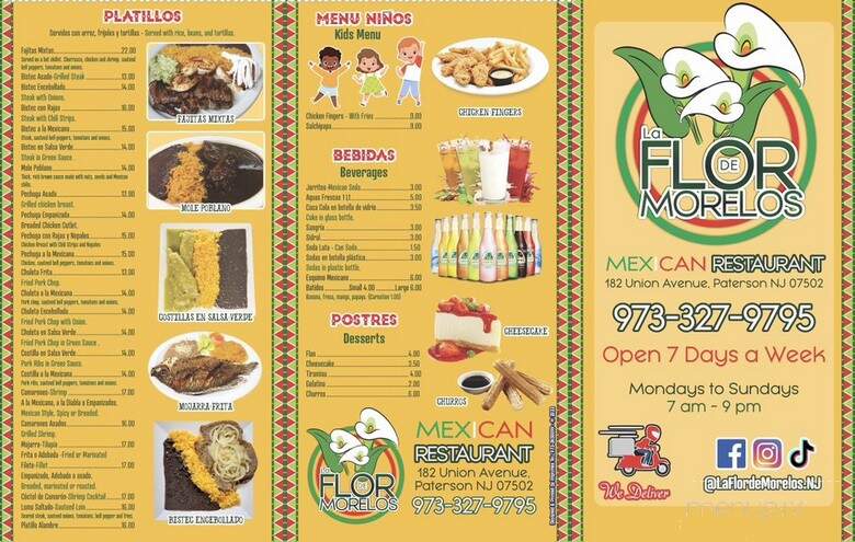 La Flor De Morelos - Paterson, NJ menu_pic