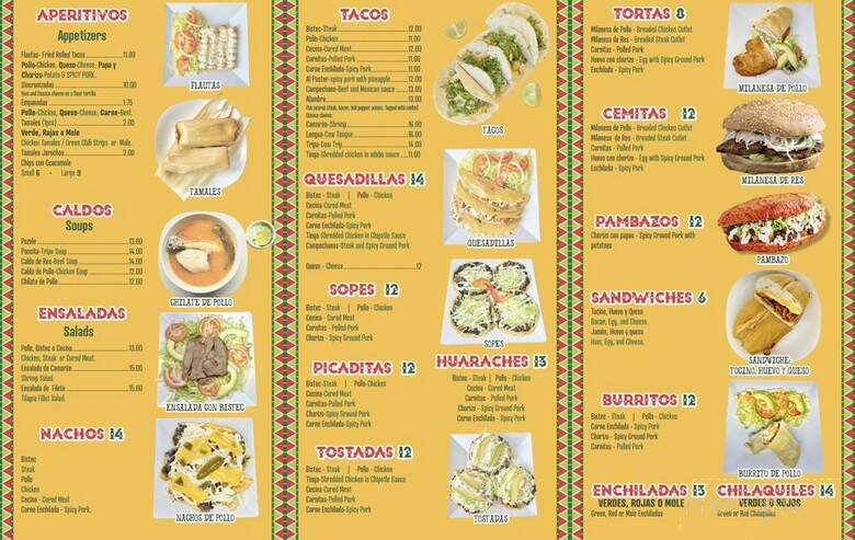 La Flor De Morelos - Paterson, NJ menu_pic