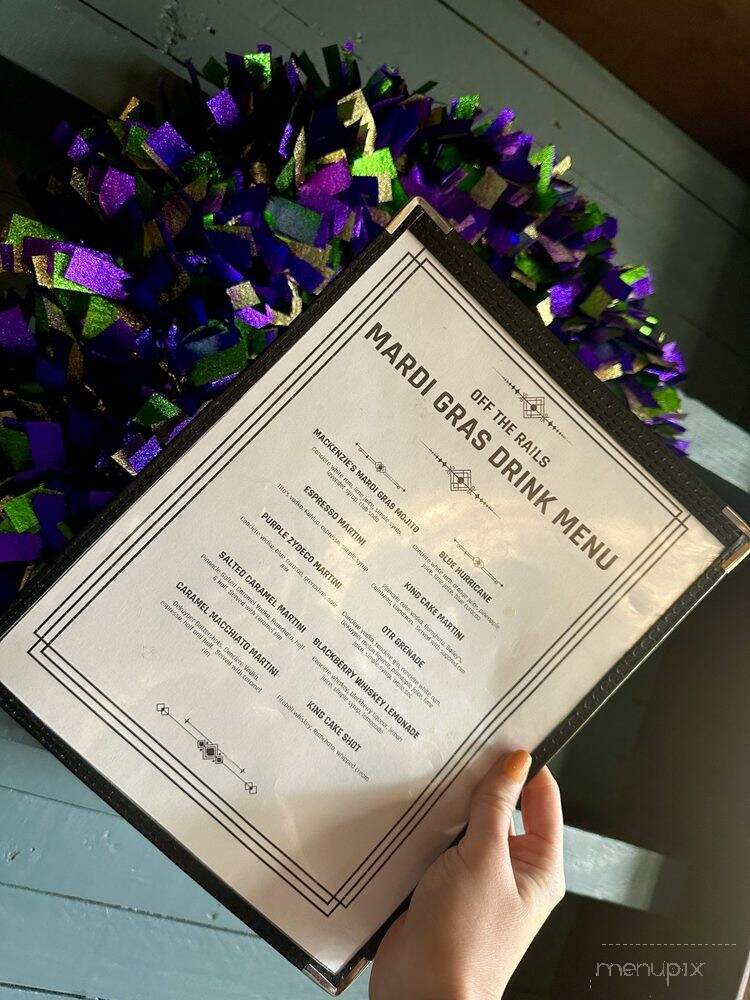 Off the Rails Sports Bar & Lounge - Hammond, LA menu_pic