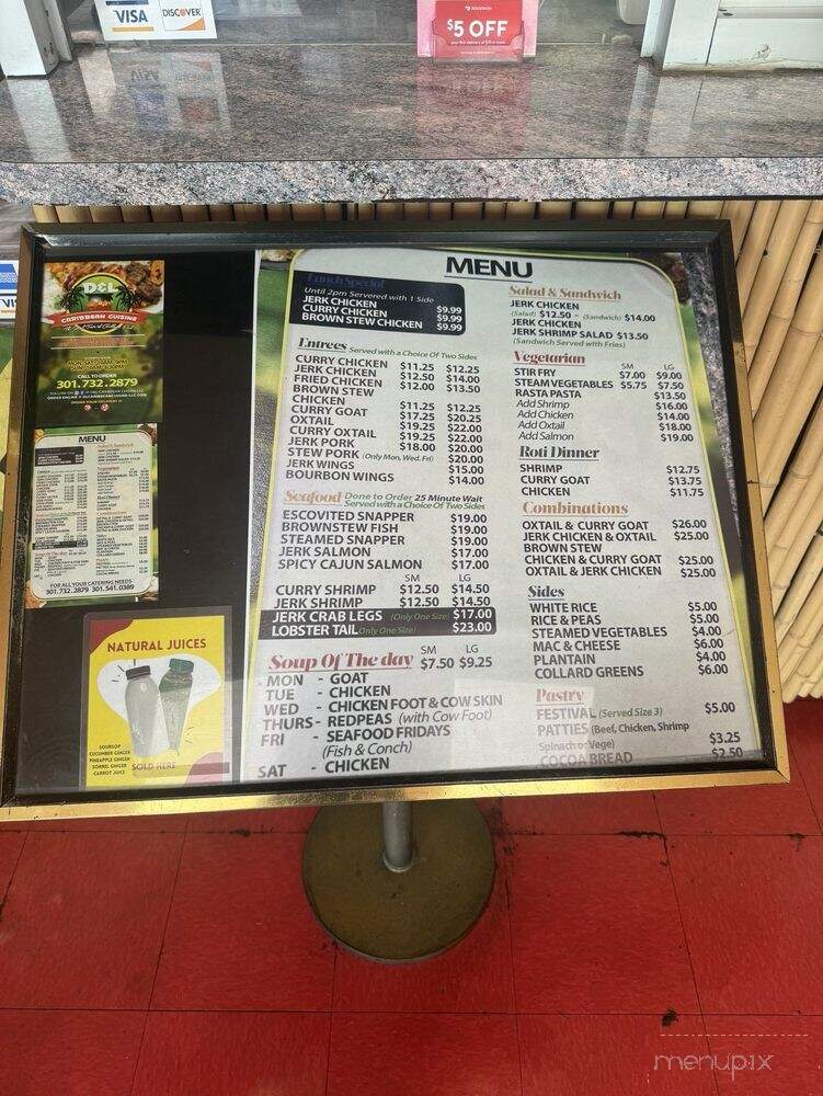 D&L Caribbean Cuisine - District Heights, MD menu_pic