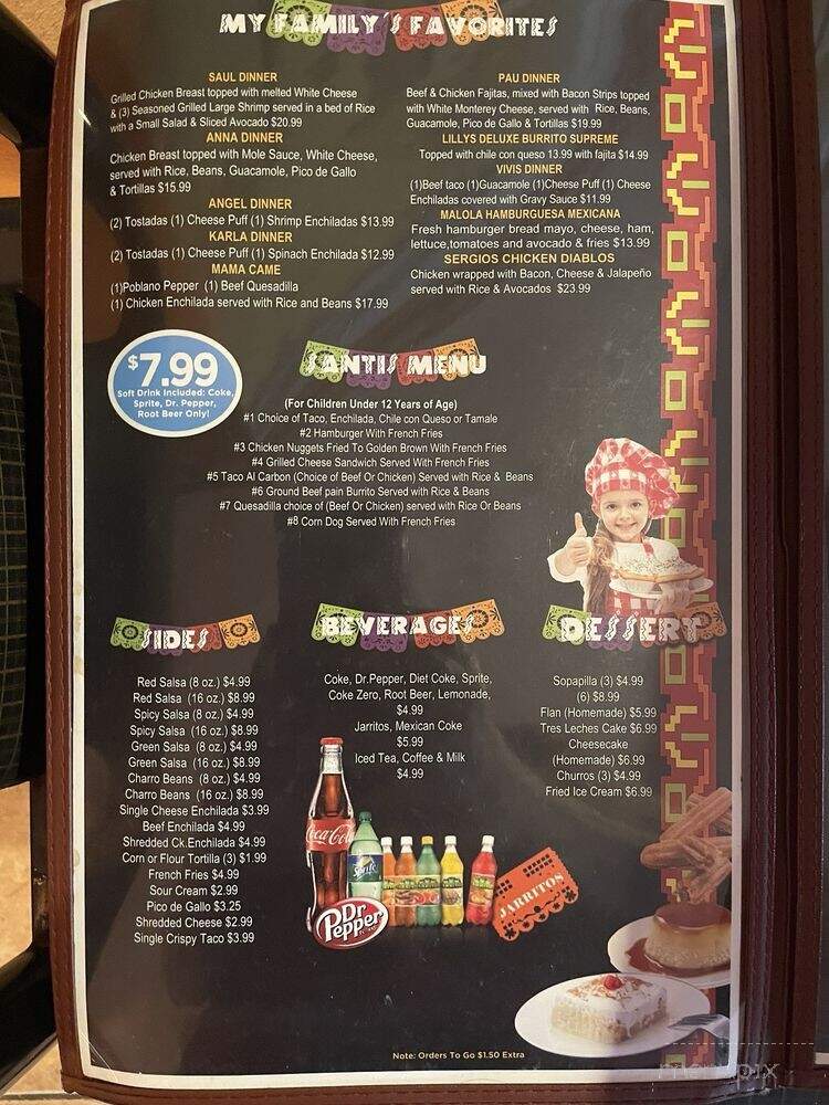 Sabino's Mexican Cocina - Humble, TX menu_pic