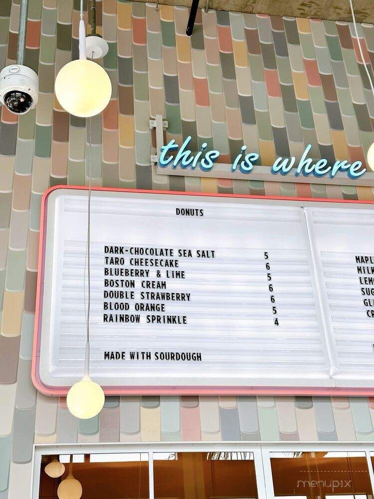 Magic Donuts & Coffee - San Francisco, CA menu_pic