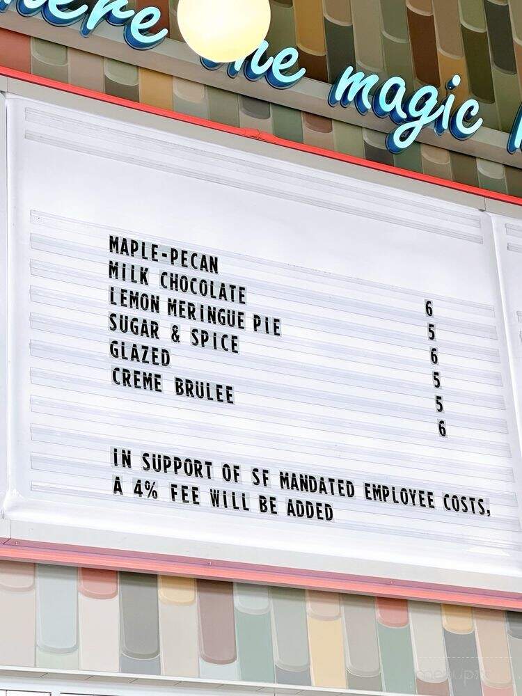 Magic Donuts & Coffee - San Francisco, CA menu_pic