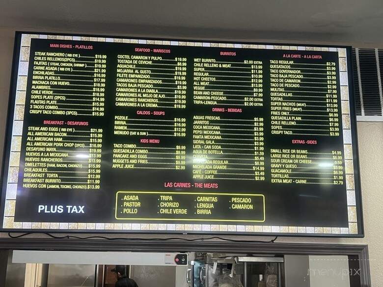 El Mayita Tacos y Birria - Manteca, CA menu_pic