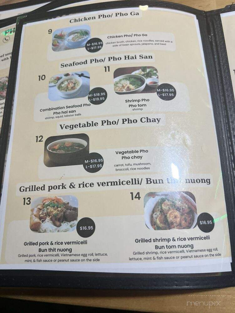 Pho Viet Noodle Soups - Jackson, TN menu_pic