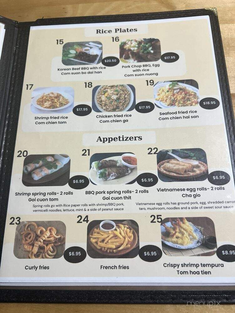 Pho Viet Noodle Soups - Jackson, TN menu_pic