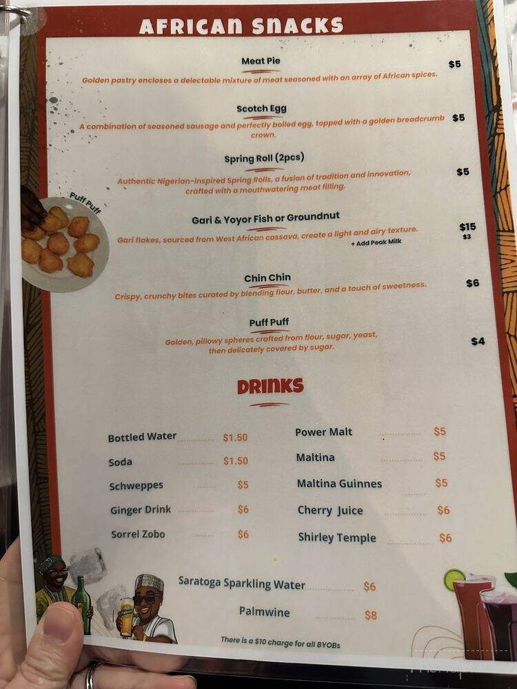Eatwell African Restaurant & Lounge - Philadelphia, PA menu_pic