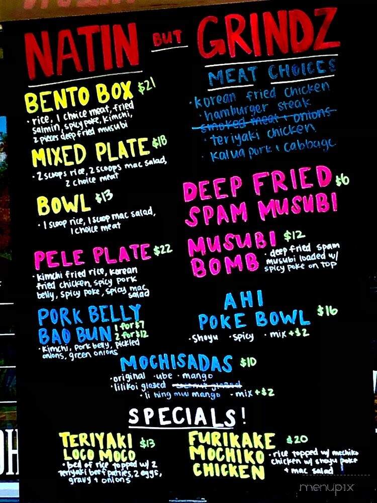 Natin But Grindz - Saratoga Springs, UT menu_pic