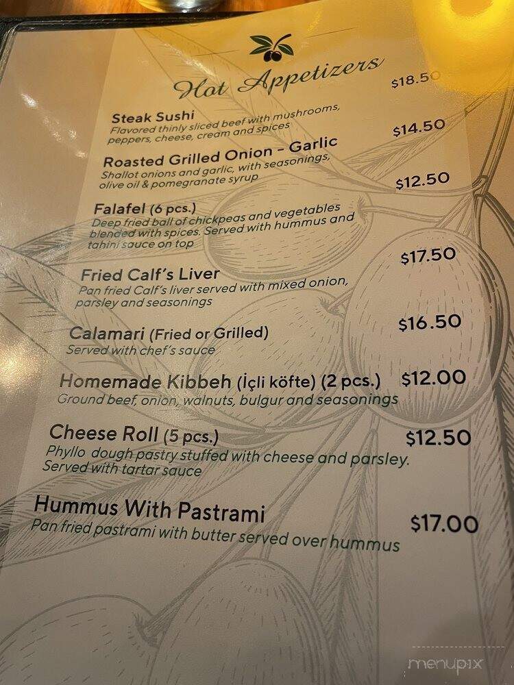 Marmara Mediterranean Cuisine - Freehold, NJ menu_pic