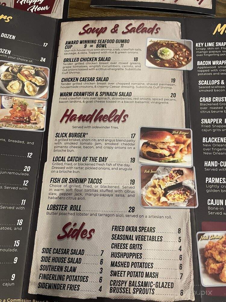 Slick Lips - Pensacola, FL menu_pic