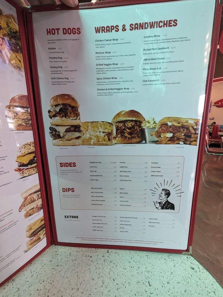 Jukebox Burgers - Laval, QC menu_pic