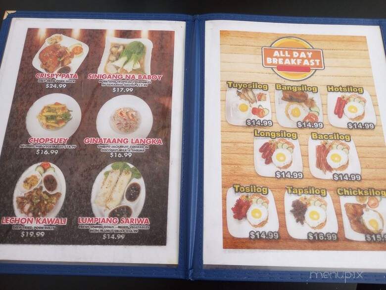 Divisoria Resto Bar - Orleans, ON menu_pic