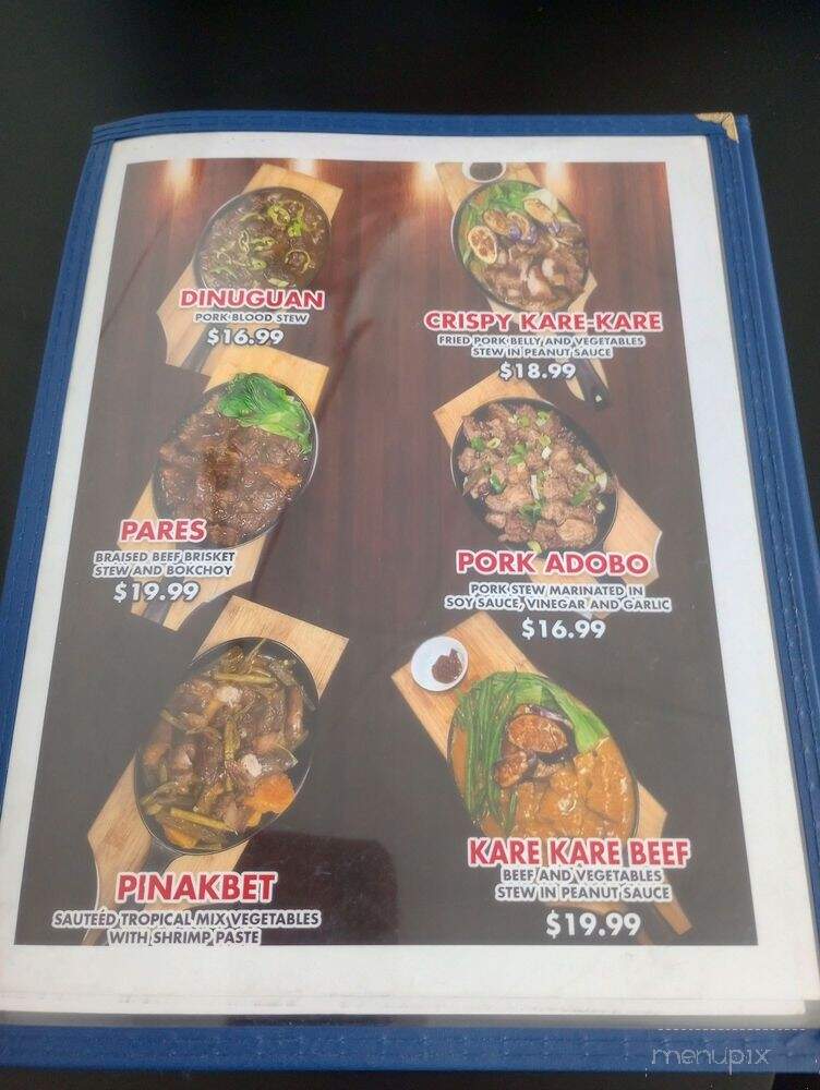 Divisoria Resto Bar - Orleans, ON menu_pic