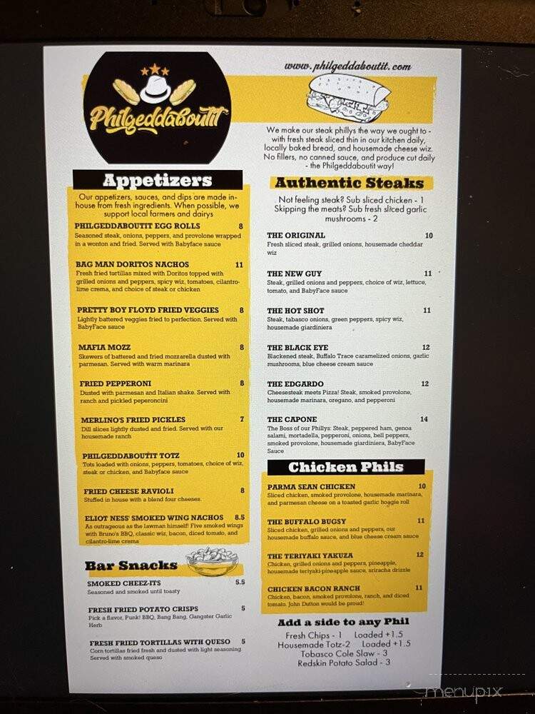 Philgeddaboutit - Grove City, OH menu_pic