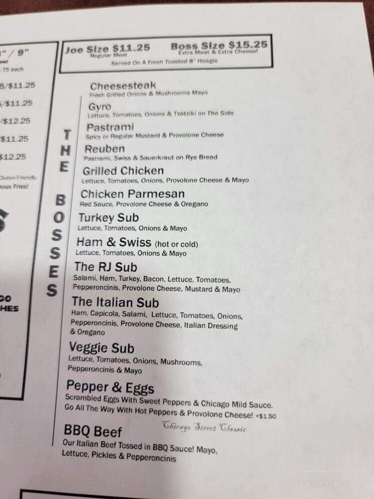 Lucky's Chicago Sandwiches - Tucson, AZ menu_pic