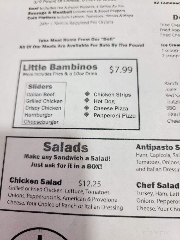Lucky's Chicago Sandwiches - Tucson, AZ menu_pic