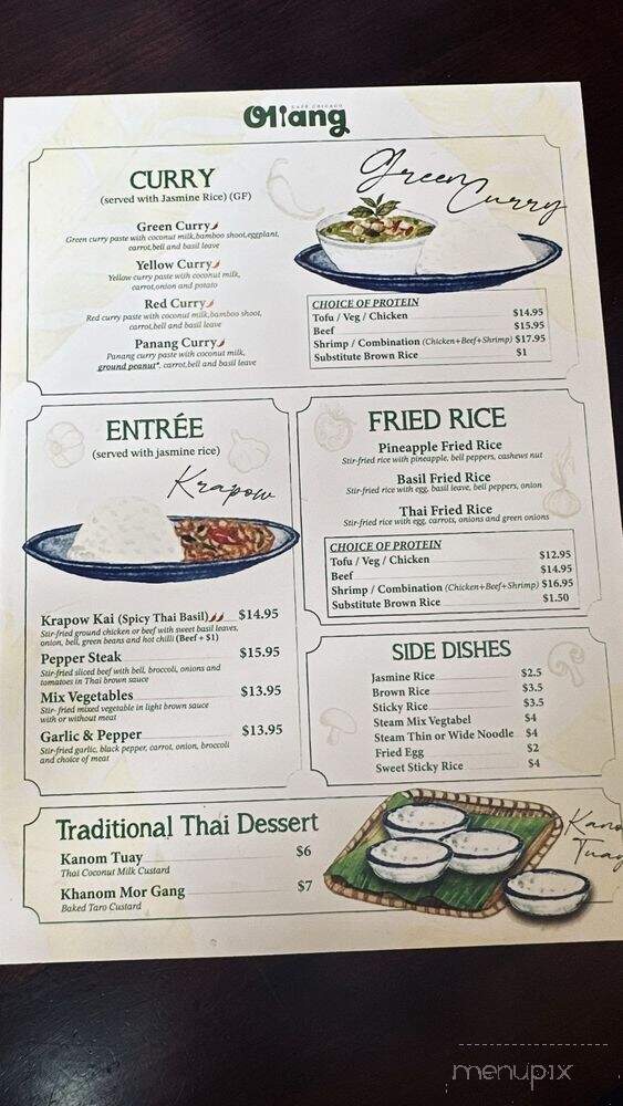 Oliang - Chicago, IL menu_pic