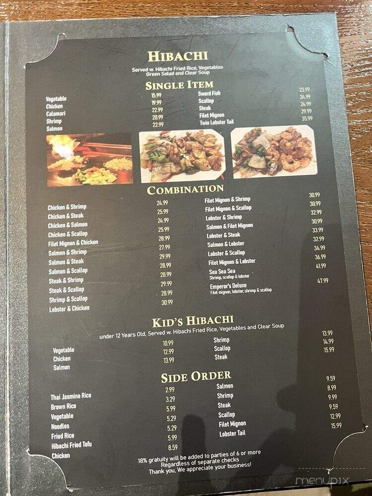 Izumi Japanese Restaurant - Eagle, ID menu_pic