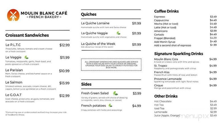 Moulin Blanc Cafe - Venice, FL
