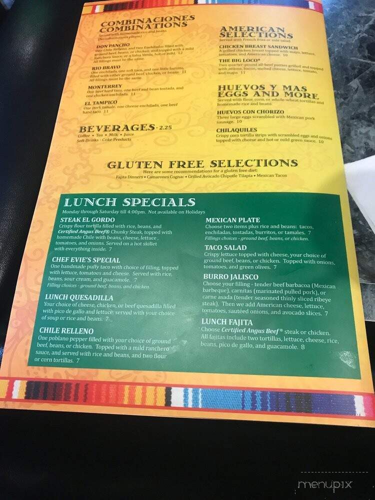 Chula Maria - Shelby Township, MI menu_pic