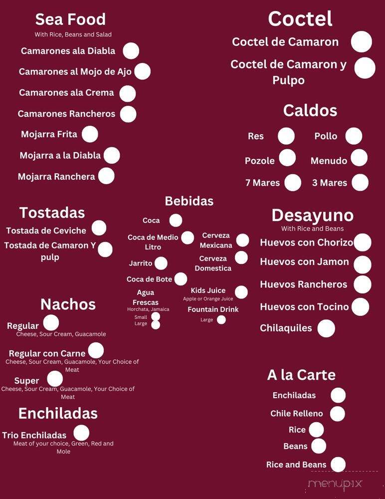 Los Dos Amigos Taqueria - Livingston, CA menu_pic