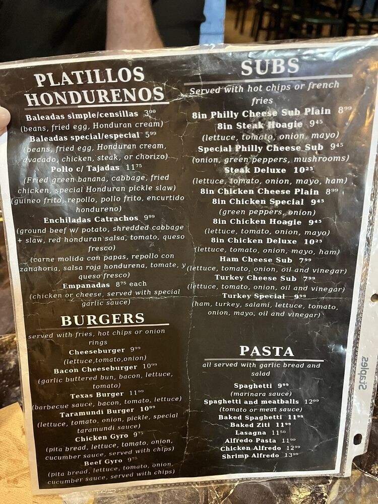 Og's Sports Grill - Asheboro, NC menu_pic