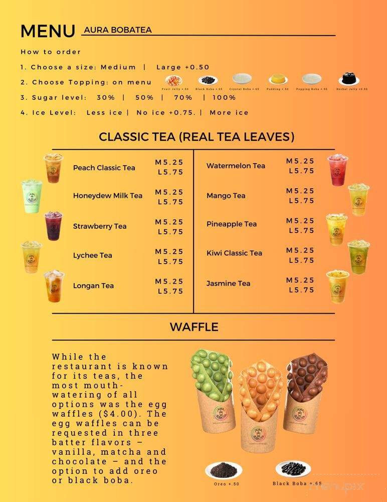 Aura Bobatea - Anniston, AL menu_pic
