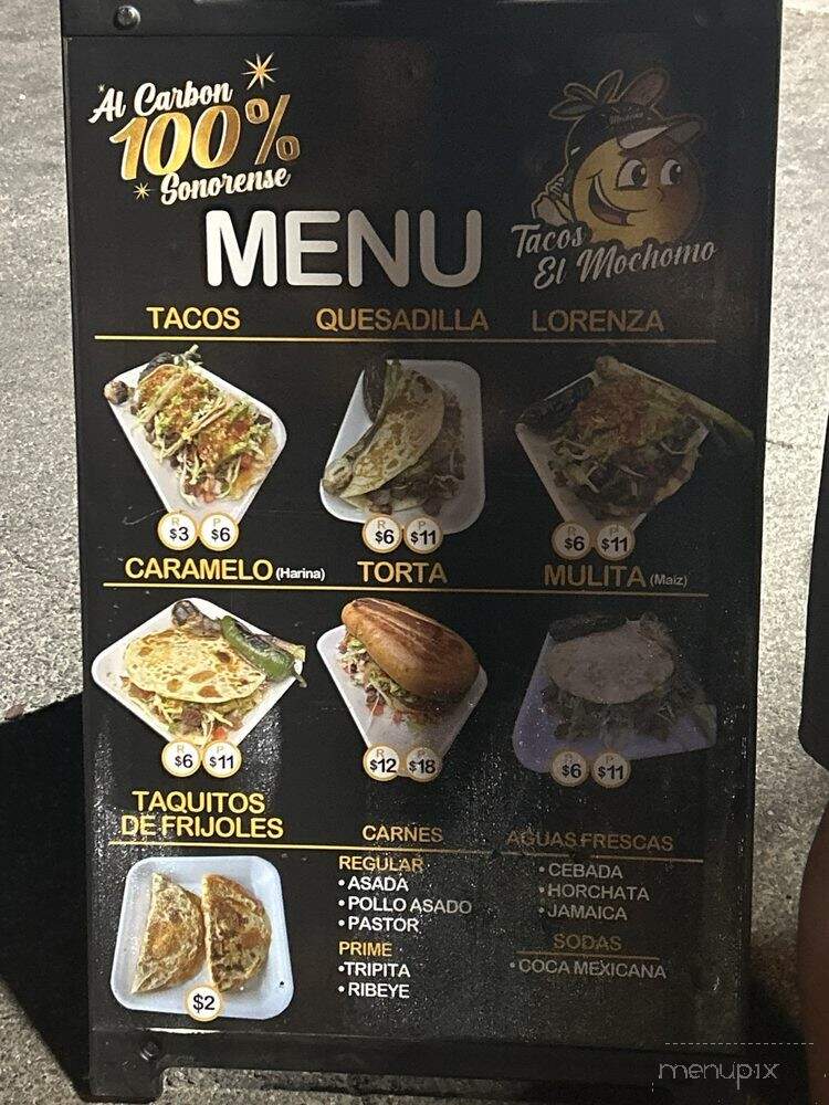 Tacos El Mochomo - Perris, CA menu_pic