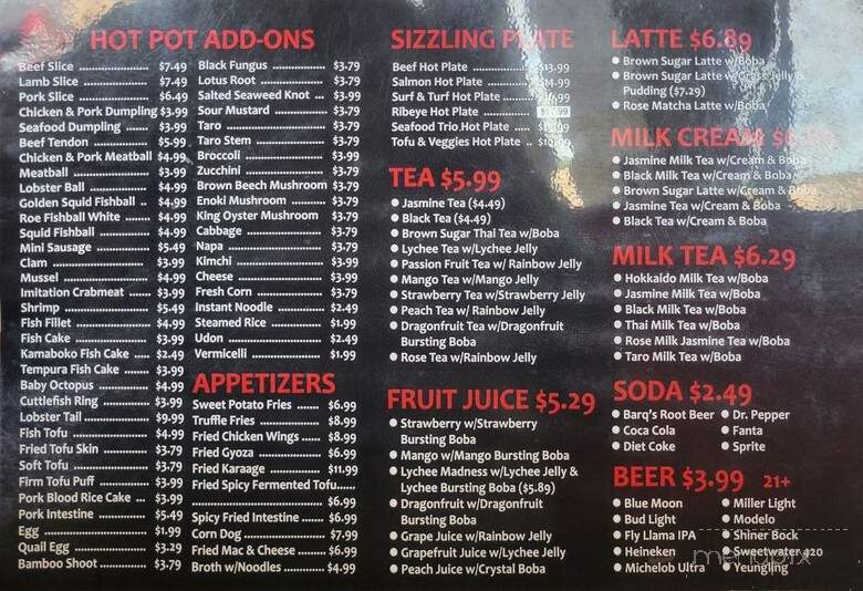 Tasty Pot - D'Iberville, MS menu_pic