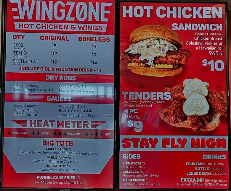 Wing Zone - Las Vegas, NV menu_pic