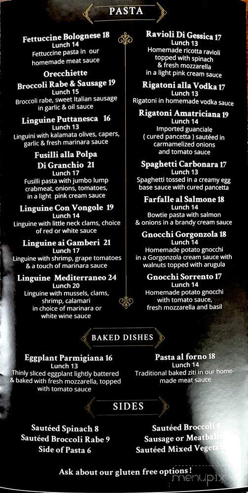 Tony' Open Kitchen - Cranbury, NJ menu_pic