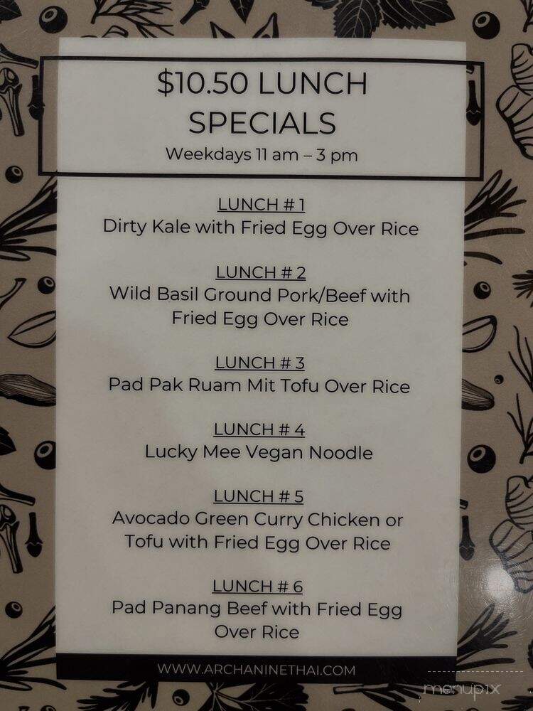 Archa Nine Thai Kitchen - Lexington, KY