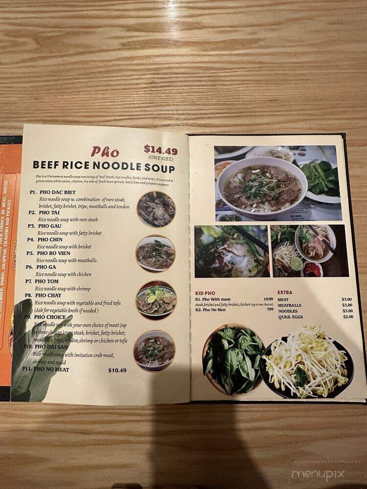 Pho Plus - Carmel, IN menu_pic