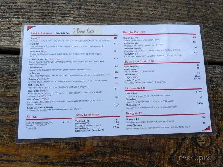 I Luv Ur Buns - Long Beach, CA menu_pic