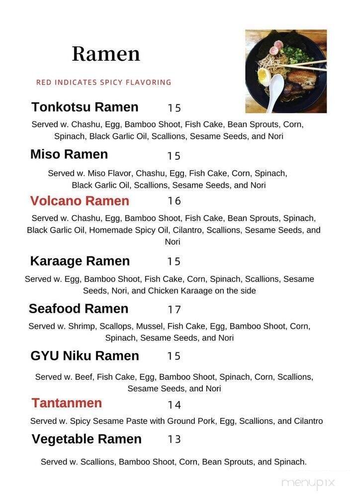 Delights Ramen and Steak - Albemarle, NC menu_pic