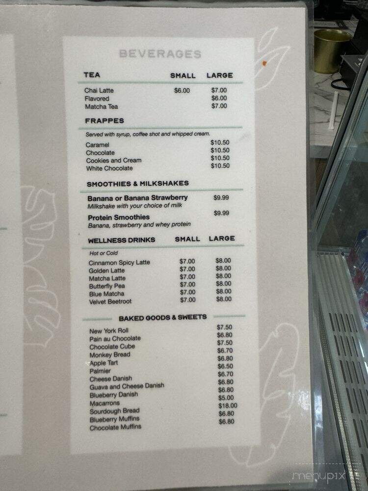 Un Attimo Coffee - Plantation, FL menu_pic
