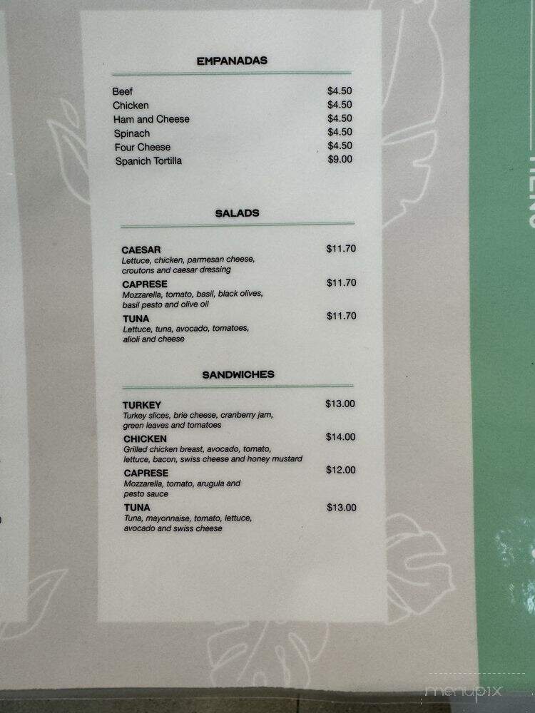 Un Attimo Coffee - Plantation, FL menu_pic
