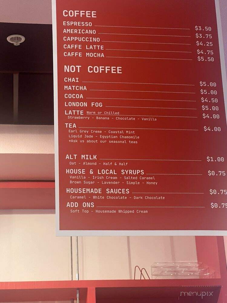 Cafe Chica - Albuquerque, NM menu_pic