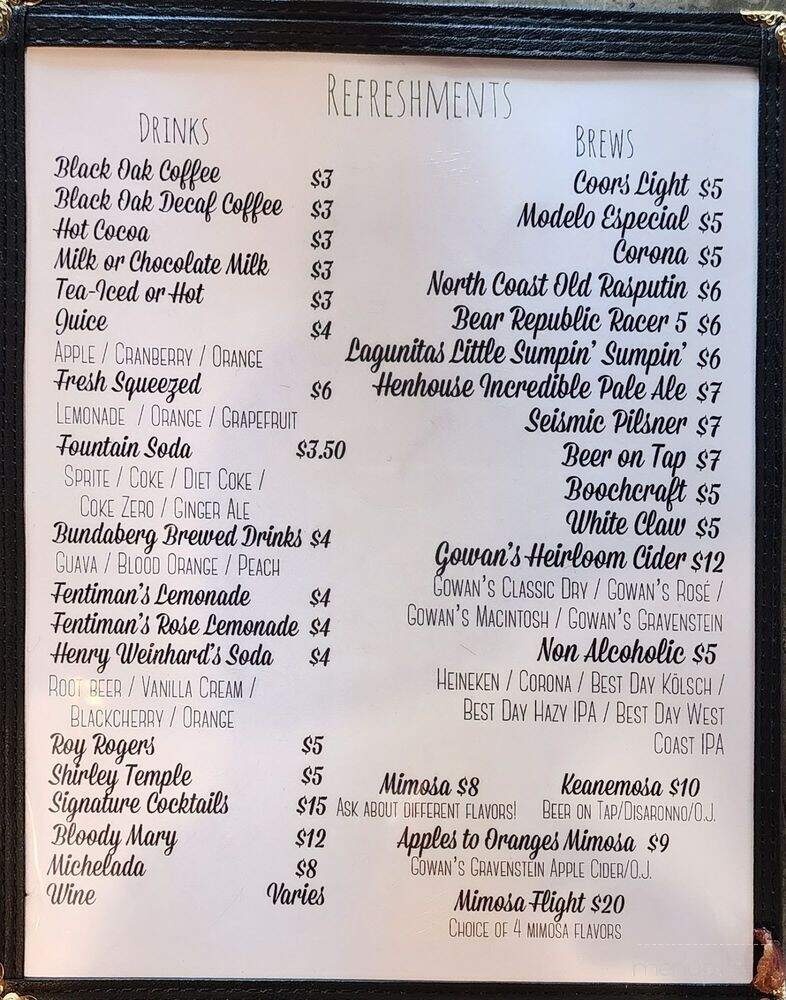 The Munchery - Willits, CA menu_pic