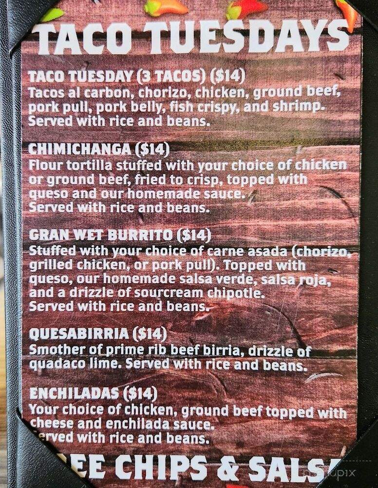 The Local Tavern Bar and Grill - Canton, MI menu_pic