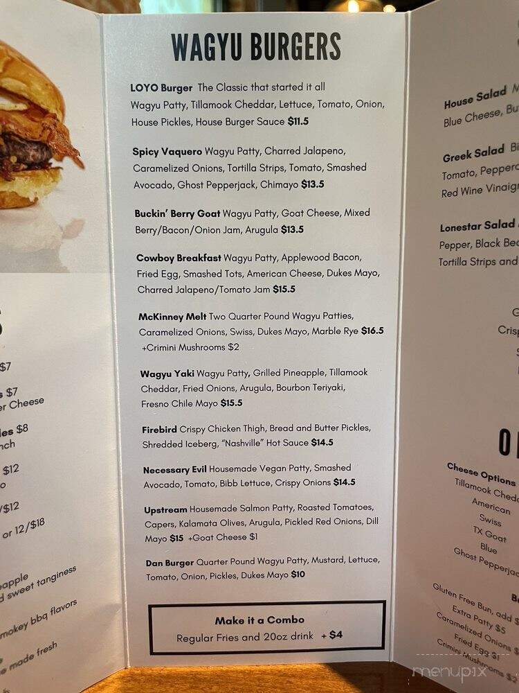 Loyo Burger - McKinney, TX menu_pic