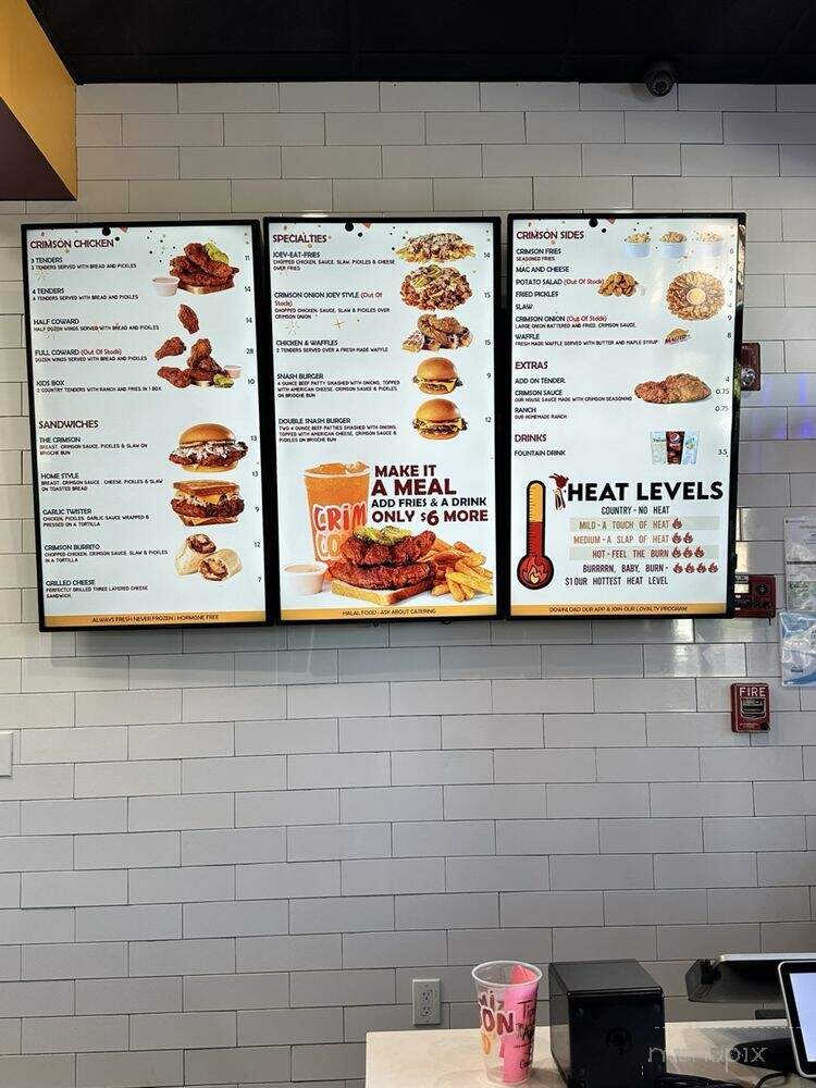 Crimson Coward - Pomona, CA menu_pic