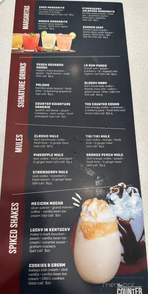 The Counter Custom Burgers - Ladera Ranch, CA menu_pic