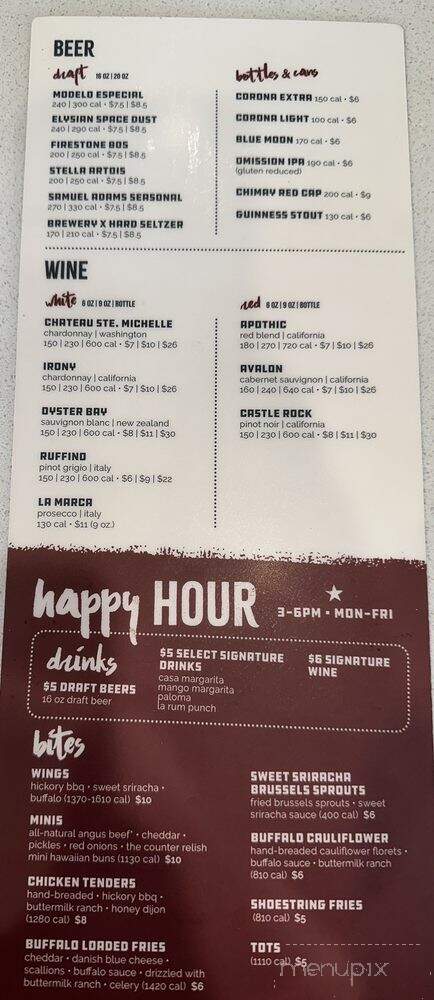 The Counter Custom Burgers - Ladera Ranch, CA menu_pic