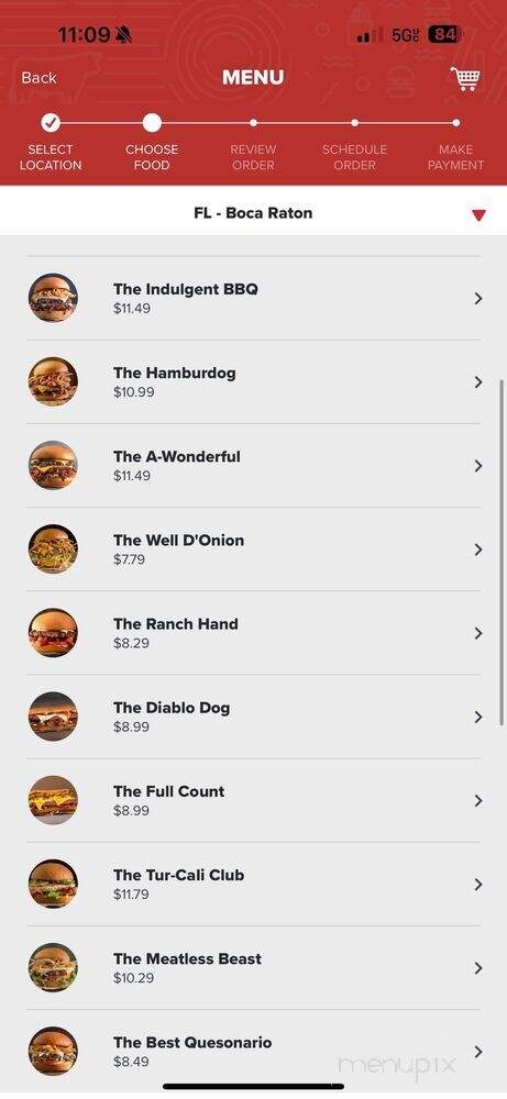 MOOYAH Burgers Fries & Shakes - Boca Raton, FL menu_pic