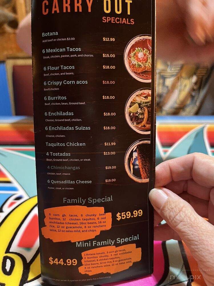 Tequila's Mexican Restaurant & Cantina - Roseville, MI menu_pic