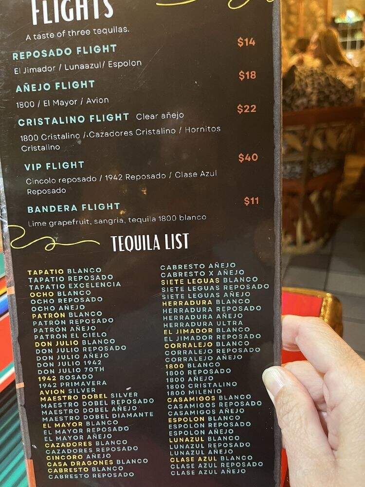 Tequila's Mexican Restaurant & Cantina - Roseville, MI menu_pic