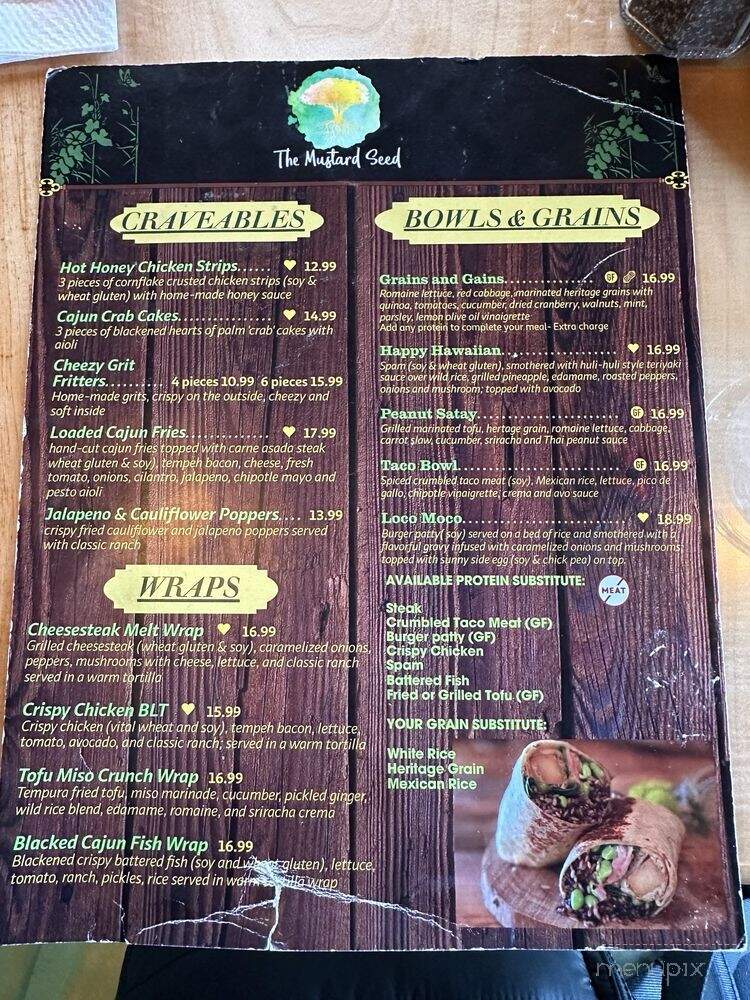 The Mustard Seed - Cerritos, CA menu_pic